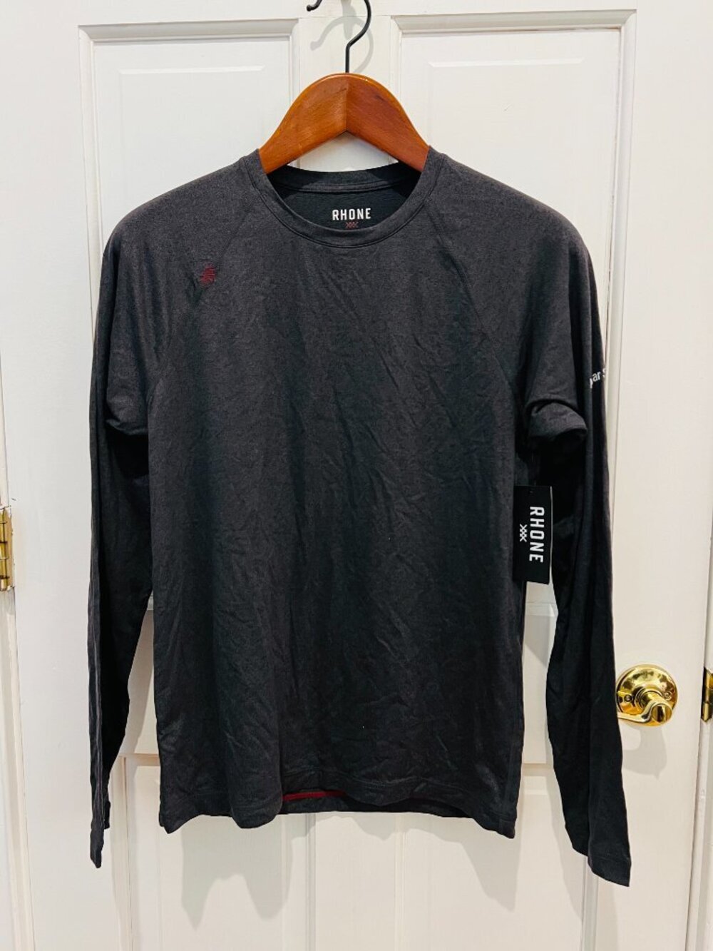 Rhone x Morgan Stanley Mens Long Sleeve Training Performance Reign Tee NWT - Picture 16 of 16
